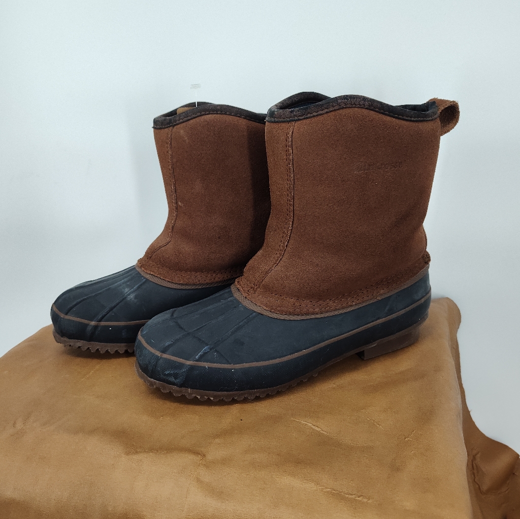 Lacrosse Brown And Black Winter Pull On Duck Boots Women's Size 8